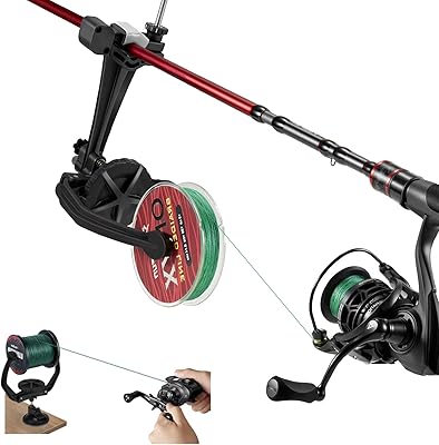Piscifun Fishing Line Spooler, No Line Twist Portable Fishing Reel Spooler for Spinning Reel, Baitcasting and Spincast Reel