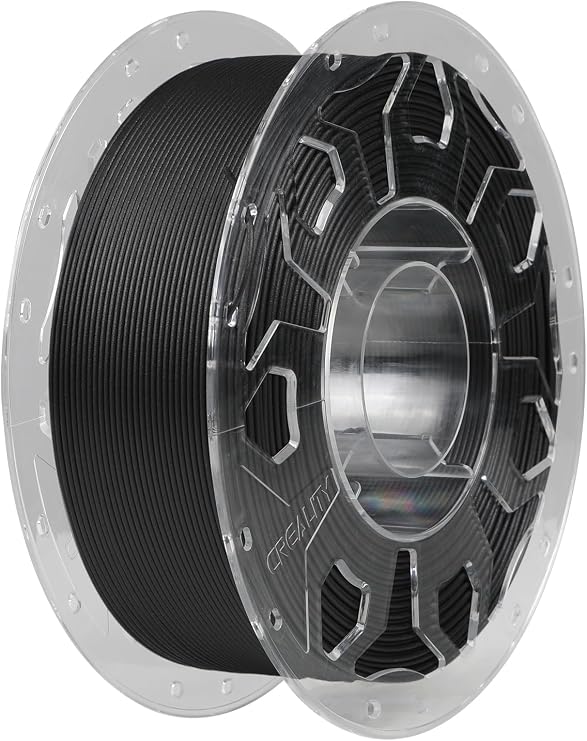 Creality Carbon Fiber Filament 1.75mm, 3D Printer Filament, 1kg (2.2lbs) Spool, No Warp Enhanced Toughness, 0.03mm Accuracy Printing Filament, for K1C/ K1 Max & More (Carbon Fiber)