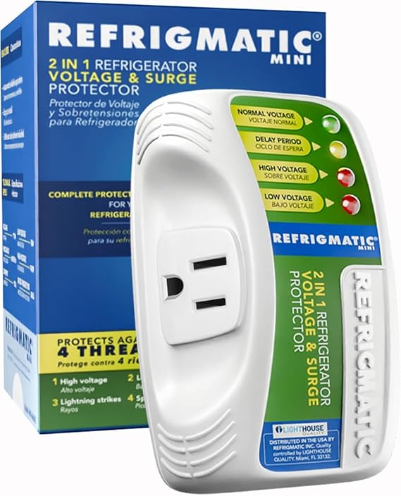 Refrigmatic 2 in 1 Voltage & Surge Protector for Refrigerators
