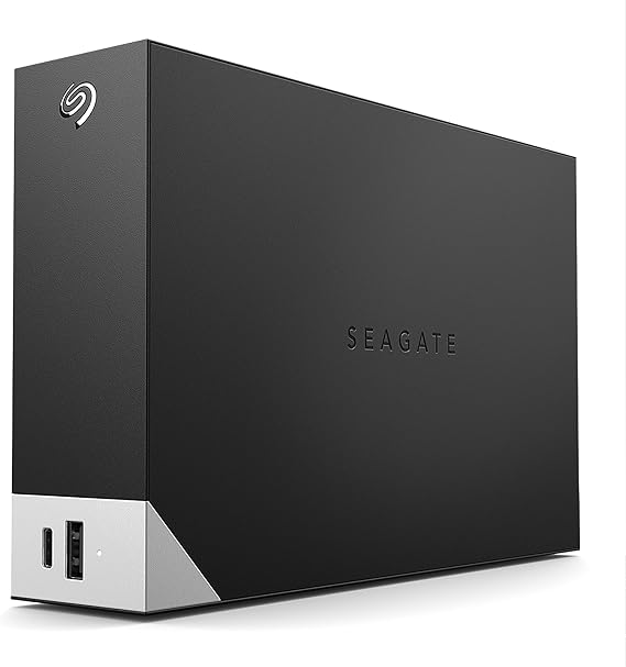 Seagate One Touch Hub 18TB External Hard Drive Desktop HDD USB-C and USB 3.0 port, for Computer ,Workstation PC Laptop Mac (STLC18000400)