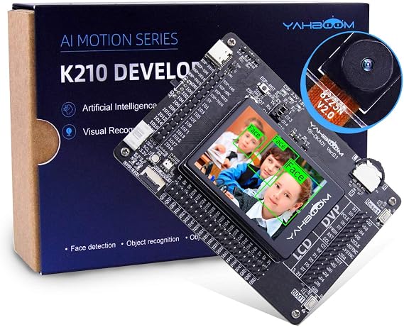 Yahboom K210 Developer Kit with AI Vision RISC-V Face Recognition Camera Robot Development Board Expansion Board The Beginning of Visual Development