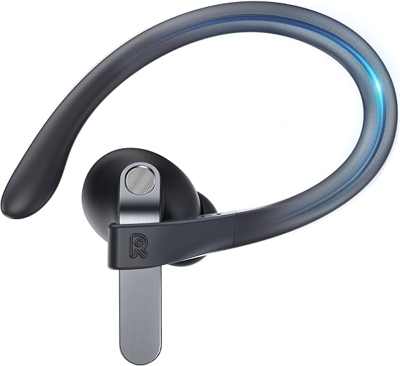 Gcioii Memory Titanium Alloy Ear Hooks for Galaxy Buds 4 Pro/Buds 4, Black