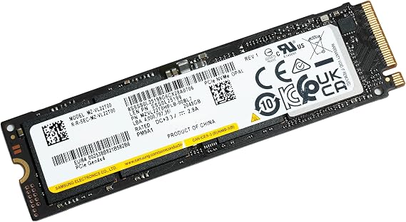Samsung PM9A1 MZVL22T0HBLB 2TB Internal Solid State Drive M.2 PCI Express Gen4 x4 OEM for Laptop and Desktops XPS 13 15 17 Yoga 9i 7i Spectre x360 2-in-1 Asus Laptops