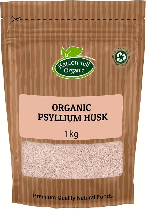 Organic Psyllium Husk 1kg by Hatton Hill Organic