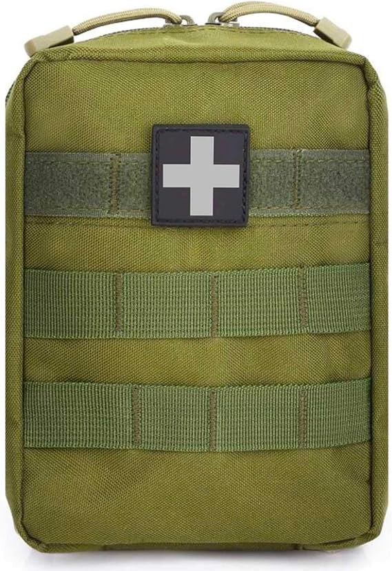 Molle First Aid Pouch Empty, Tactical Duty Belt Ifak Medical Med Pouches Bag Only for Hiking Camping Survivial