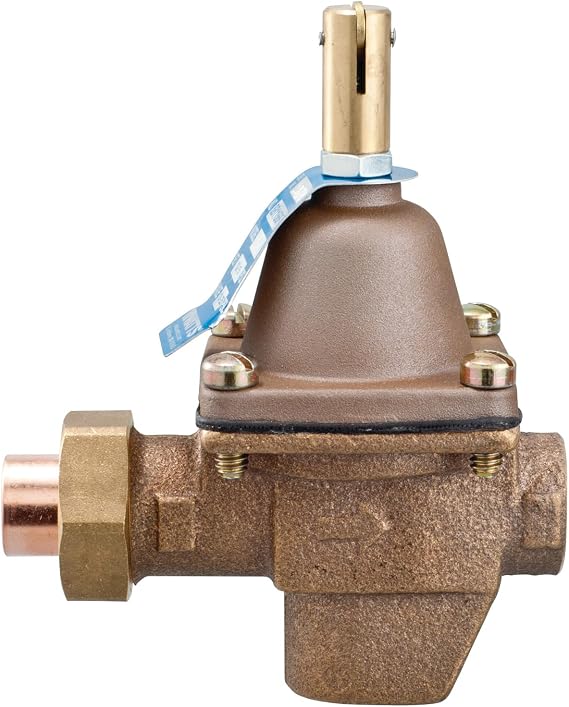 Watts SB1156F Bronze Water Feed Regulator 1/2" Union Solder Inlet