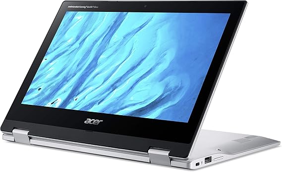 Acer Convertible Chromebook Spin 311, 11.6" HD IPS Touch, MediaTek MT8183 Processor, 4GB RAM, 32GB eMMC, Chrome OS, Silver, CP311-3H-K4S1