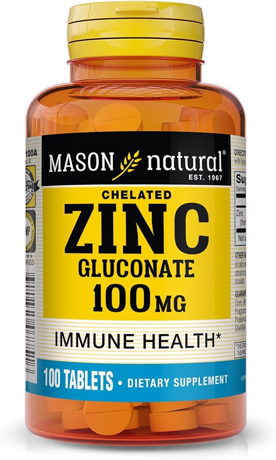 MASON NATURAL Zinc 100mg 100 Tabs