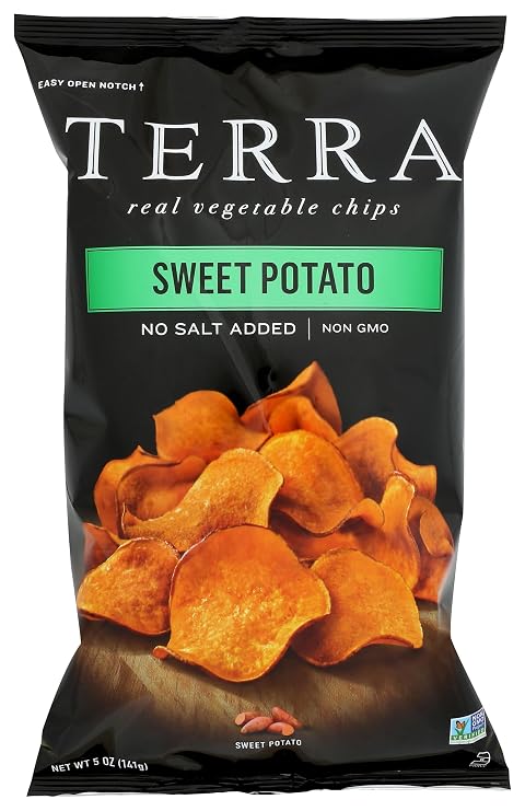 Terra Plain Sweet Potato Chips, 6 Ounce