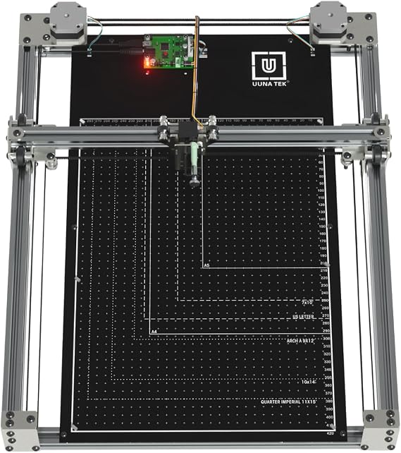 iDraw H SE Drawing Robot for Artists, Pen Plotter, XY Plotter, Sturdy Handwriting Robot Drawing Machine with Base Plate, Working Area A5-A3, All in One Design