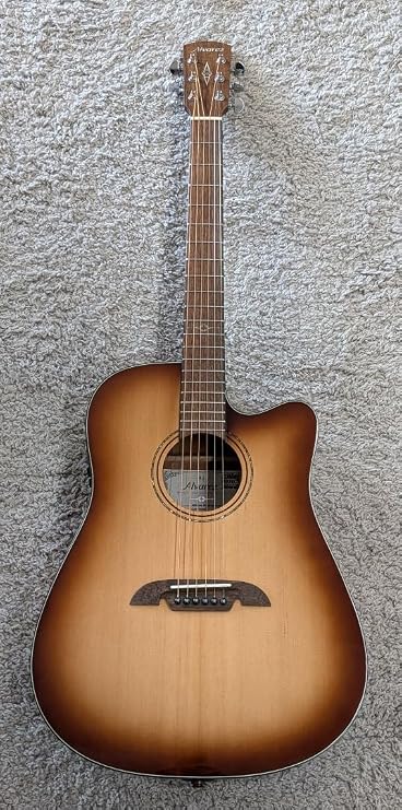 Alvarez AD60CE Artist Series Dreadnought Acoustic-electric Guitar - Shadowburst
