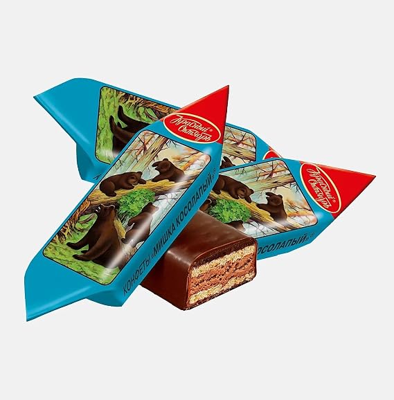 Candy Chocolate "Clumsy Bear" from Russia