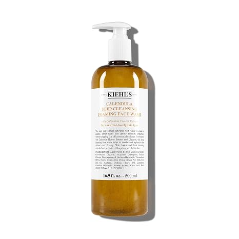 Kiehl's - Calendula Deep Cleansing Foaming Face Wash, Boosts Moisture