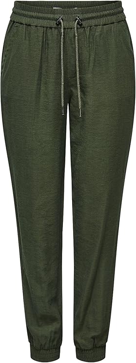 ONLY Women's Onlkelda-Emery Mw Pull-up Pants PNT Noos