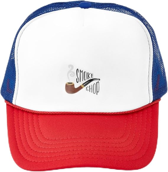 CafePress Smoke Shop Adjustable Snapback Trucker Hat