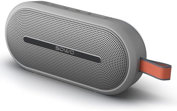 SOWO Portable Wireless Speaker Bluetooth with Immersive Bass, Punchy Sound | 40W Loud Sound, Multi-Speaker Connection, IP67 Waterproof Dustproof, 24H Playtime for Outdoor, Camping, Travel, Space Gray