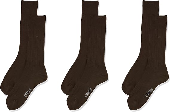 Chaps Men's Assorted Solid Dress Crew Socks (3 Pack)