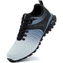 Kricely Mens Trail Running Shoes Breathable Lightweight Hiking Trekking Trainers Walking Shoes