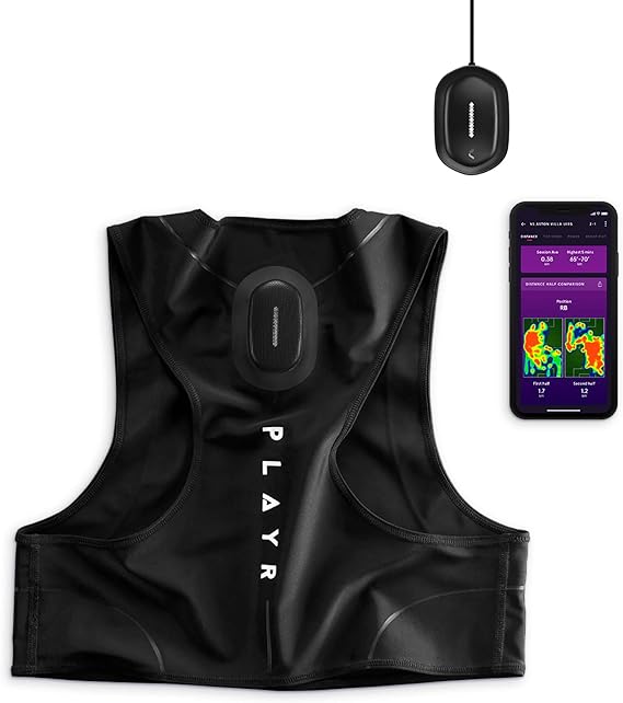 CATAPULT PLAYR Soccer Fitness Tracker - GPS Vest and App to Track and Improve Your Game - for iPhone and Android (S)