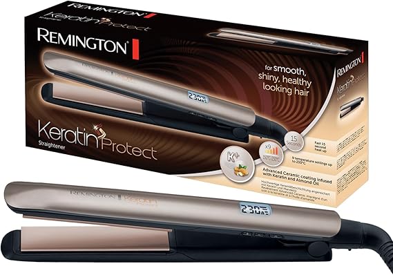 Remington S8540 Keratin Protect hair straightener digital display