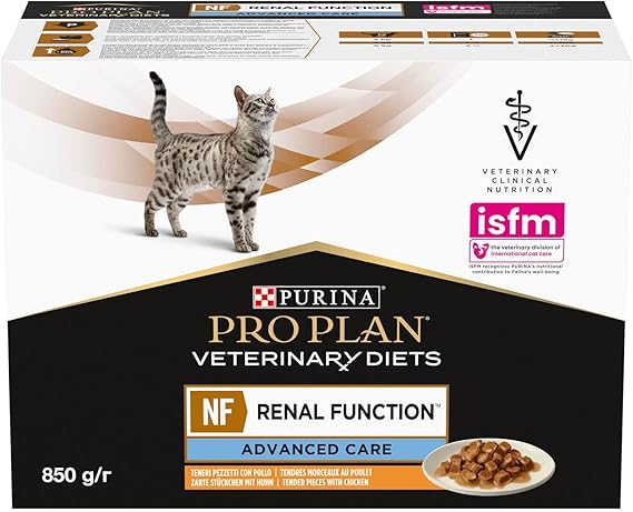 PRO PLAN VETERINARY DIETS Advanced Care NF Renal Wet Cat Food 10x85g