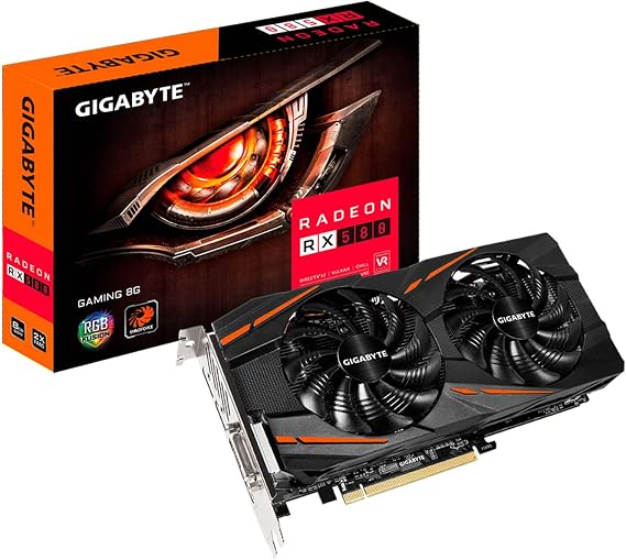 GIGABYTE Radeon RX 580 Gaming 8GB グラフィックカード GV-RX580GAMING-8GD。
