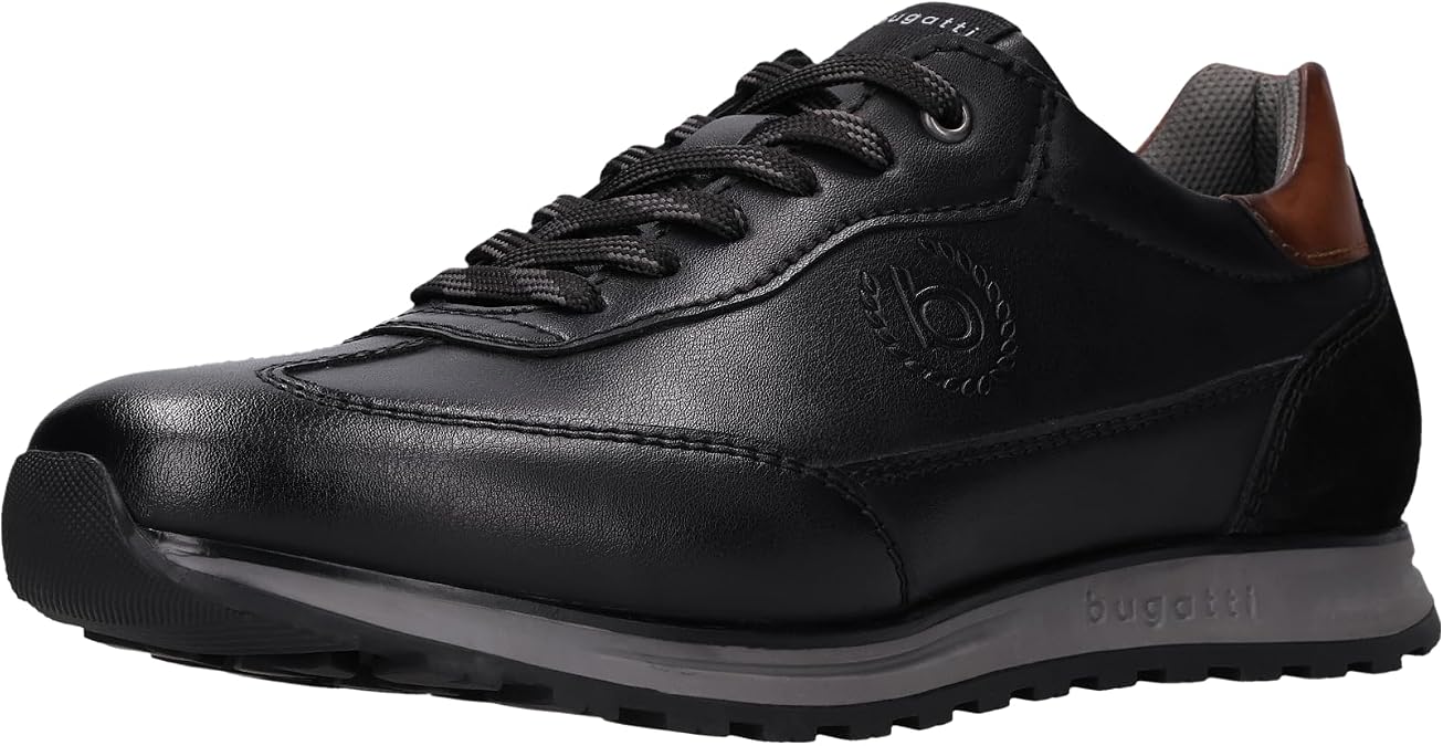 bugatti Men's Mid-Top Trainers 335A021Y5000-1000 Wide Normal Lacing