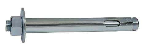 1/2" x 6" Hex Sleeve Anchor Zinc Plated (15 per Box)