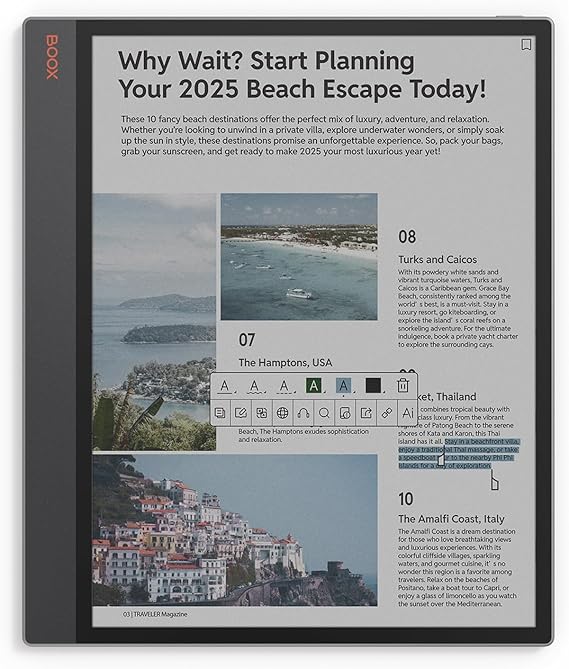 BOOX Tablet Tab XC 13.3 Color ePaper 6G 128G