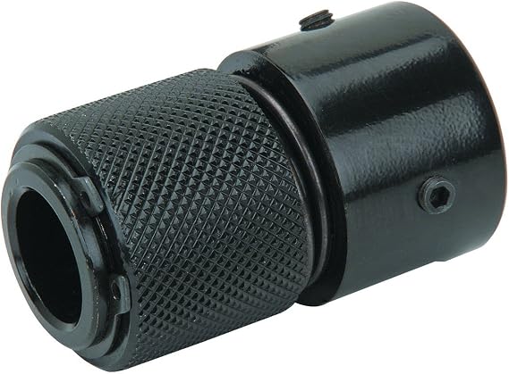 Central Pneumatic Air Hammer Quick Release Chisel Holder, 1-3/16"-8 TPI, Carbon Steel, Collet-Based, Compatible with Drilling Machine
