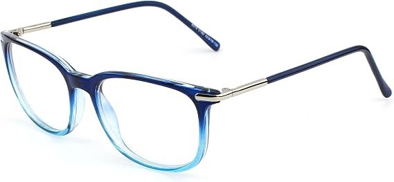 GQUEEN Fashion Fake Non-prescription Glasses Clear Lens Nerd Plain Frame