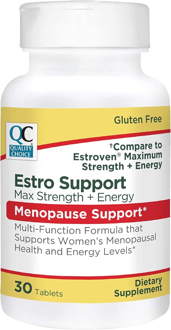 Estro Support Max + Energy Tablets Menopause Support 30 count