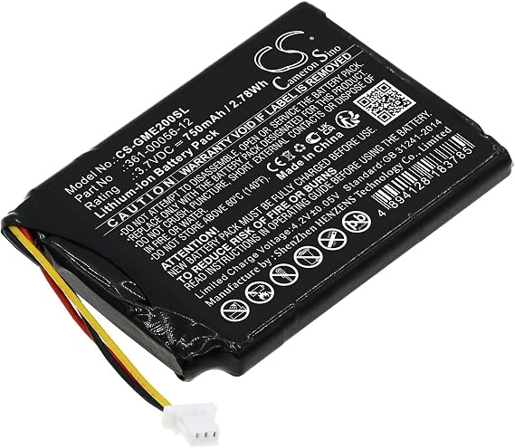 750mAh Replacement Battery for Garmin Edge Explore 2 Dezl OTR700 PN 361-00056-12