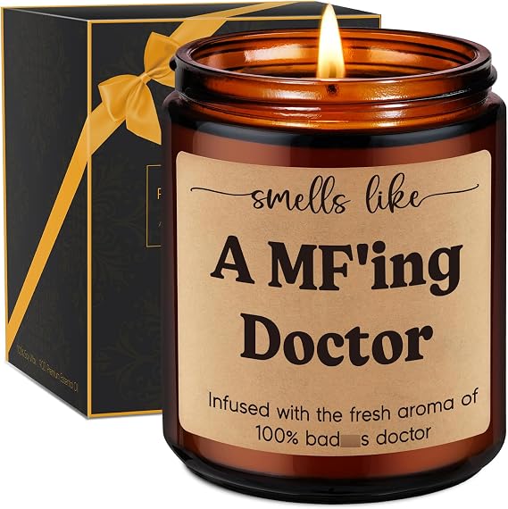 Miracu Candle, Doctor Gifts for Women Men, Funny Cool Medical Student Gifts