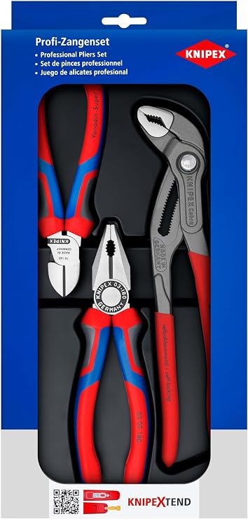 KNIPEX 00 20 09 V01 Universal Pliers Set