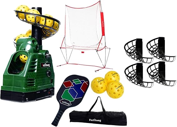 Furlihong 680PBH Pickleball Kit and Extendable Ball Chute Bundle