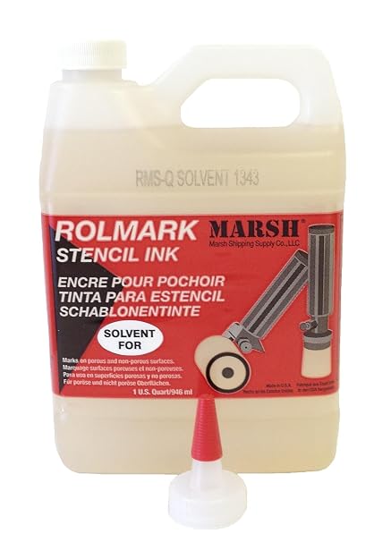 MARSH - RMS-Q Rolmark Solvent, 1 qt Can