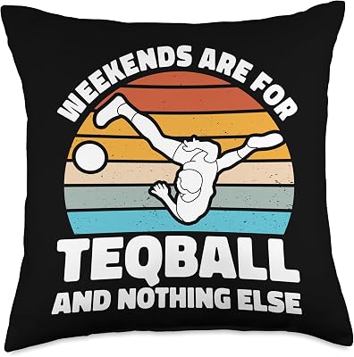 Weekends Are For Teqball And Nothing Else Teqball Throw Pillow