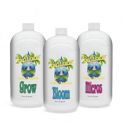 GS Plant Foods Bud Doublin - Pack of 3-32oz Bottles Premium Organic Plant Nutrients for Hydroponic Growth, Balanced Formula for Optimal Root Development, Easy to Use,1 Quart Each