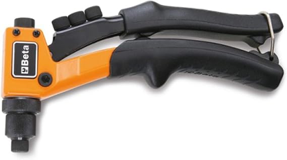 Beta 17410450 Model 1741 U Ultra Compact Riveting Plier with Adjustable Force, 2.4mm-4.8mm