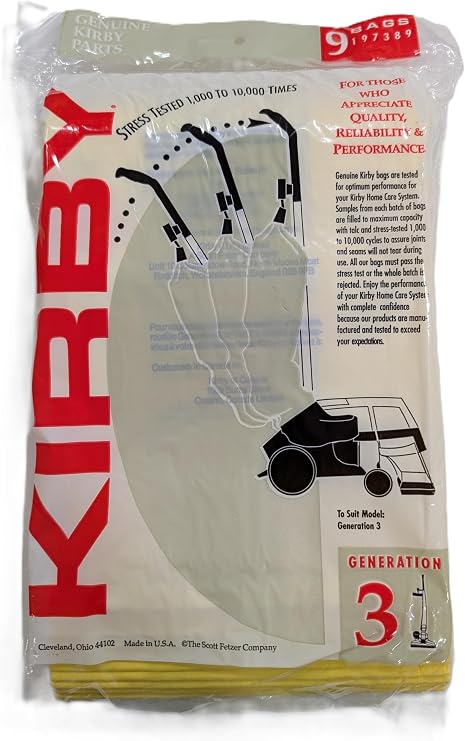 Kirby Generation Bag, 197389 (9 Pack)
