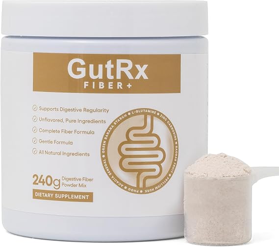 Fiber+ Prebiotic Fiber with Added Nutrients to Support Regularity | Soluble & insoluble fiber for regularity, microbiota & satiety; bloat-friendly, no chicory; unflavored, 30 servings