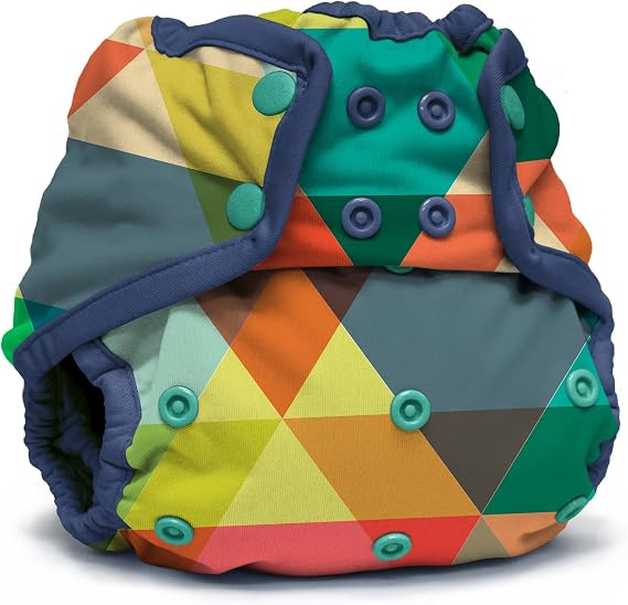 Kanga Care Rumparooz Double Leg Gusset Reusable Cloth Diaper Cover One Size Snap | Finn 6-35 lbs