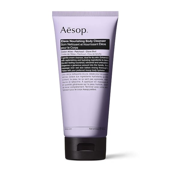 Aesop Eleos Moisturizing Body Cleanser | Hydrating Ingredients For Refreshed, Soft Skin | Enriched With Emollients, Humectants, Purifying Botanicals | 180mL / 6.2oz