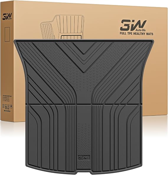 3W Boot Liner Fit For NEW Tesla Model Y 2025 2026 Juniper Premium Performance Standard, Odorless Dog Friendly Heavy Duty Mats, Custom Fit Waterproof Trunk Mats Easy to Install Accessories