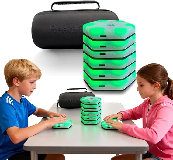 Reaction Training Light Pod, APP Controlled, 29 Training Modes, 0.01S Reaction Accuracy, 270° Field of View for Hand-Eye Coordination Training