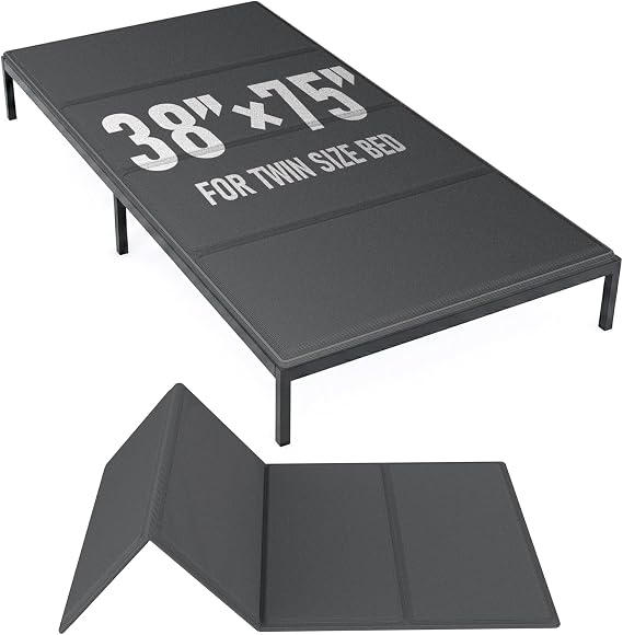 Bunkie Board Twin Size (38x75''), 10mm Bed Boards for Under Mattress, Breathable, Noise Minimizing, Moisture Resistant Bunkieboards, Heavy Duty Bed Support Board for Platform & Slatted Frames