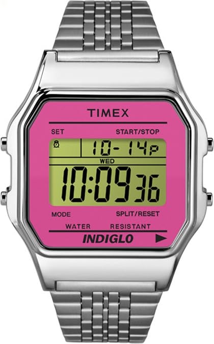 Timex TW2P65000 Unisex Retro Multifunction Alarm Chronograph Digital Watch
