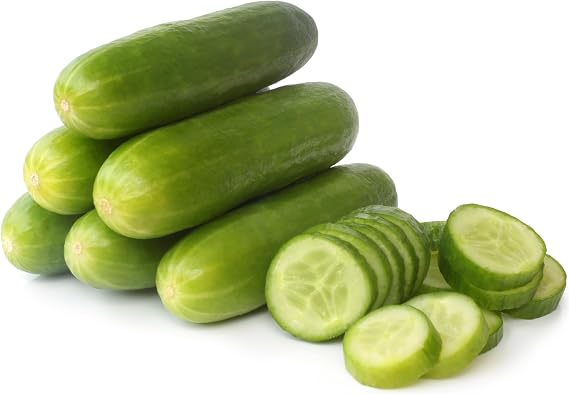 50 Beit Alpha Cucumber Seeds - Heirloom Non-GMO USA Grown Vegetable Seeds for Planting - Pickling and Slicing Cucumber