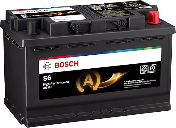 BOSCH S6587B High-Performance 12V Group 94R AGM Automotive Battery